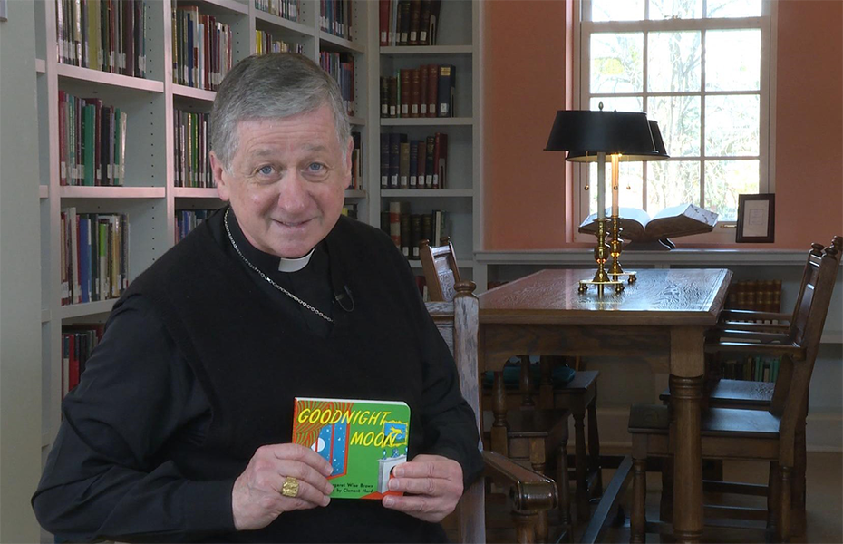 Cardinal Cupich Reads "Goodnight Moon" 