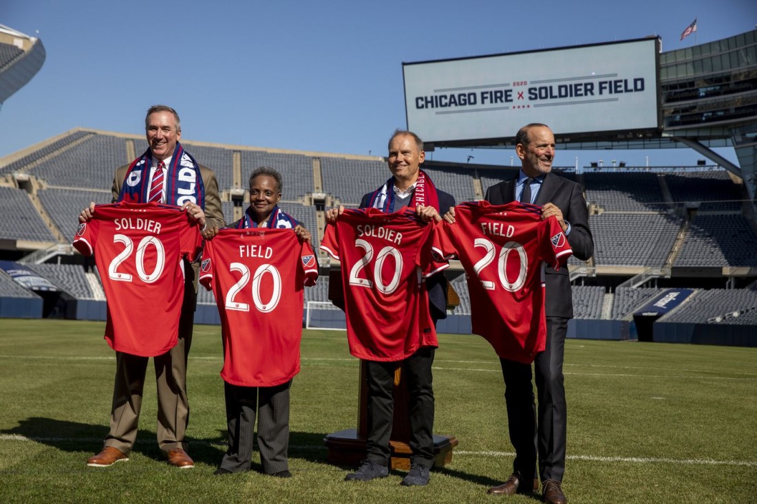 Lori Lightfoot and company welcome the Chicago Fire back to Soldier Field