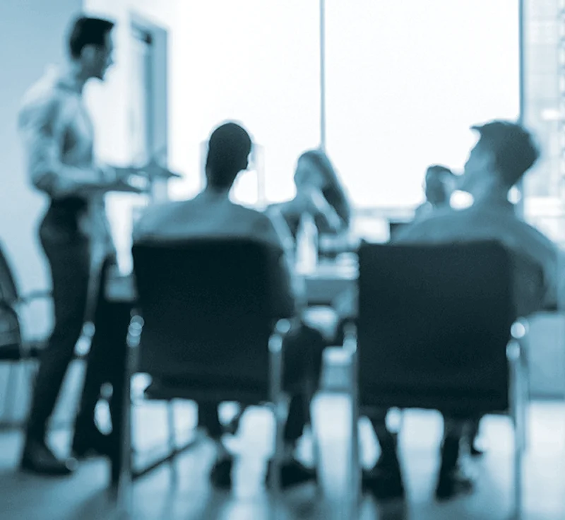 Office environment people working